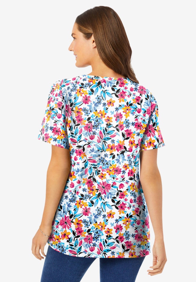 Perfect Printed Crewneck Tunic image number 1