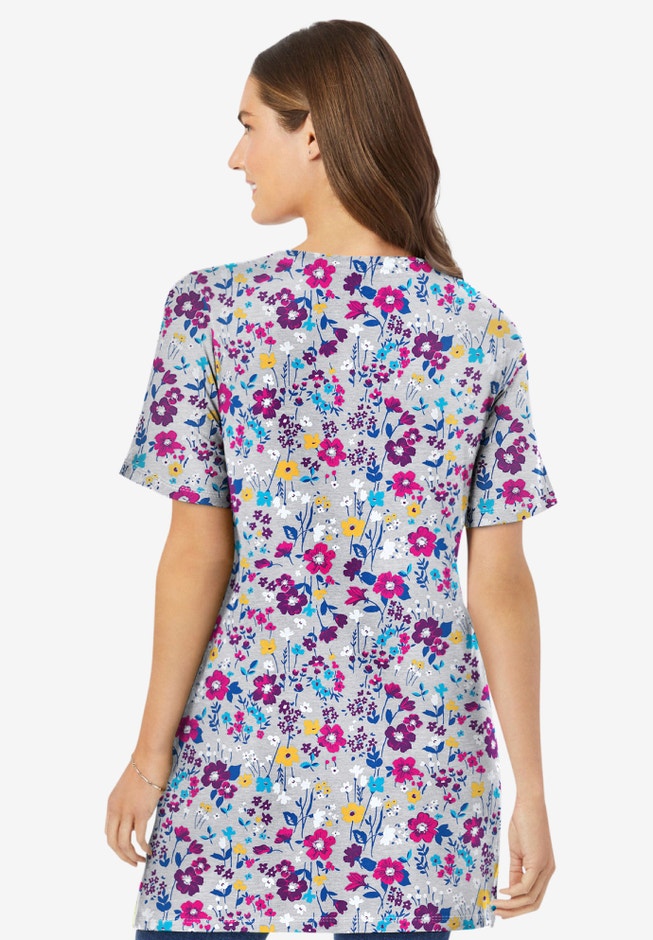 Perfect Printed Crewneck Tunic image number 1