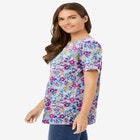 Perfect Printed Crewneck Tunic image number null