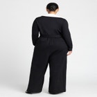 Tuxedo Knit Jumpsuit image number null