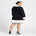 Twofer Mini Shirt Dress image number null