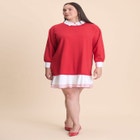 Twofer Mini Shirt Dress image number null