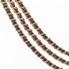 Faux Leather Gold Chain Belt image number 1