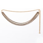 Faux Leather Gold Chain Belt image number 0