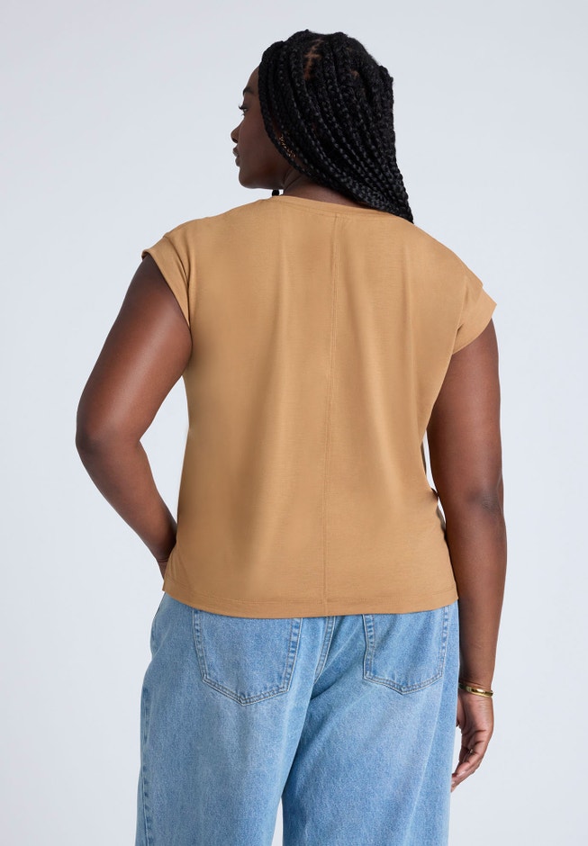 Jersey Knit T Shirt Short Sleeve image number 1