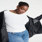 Boat Neck Long Sleeve Shirt image number null