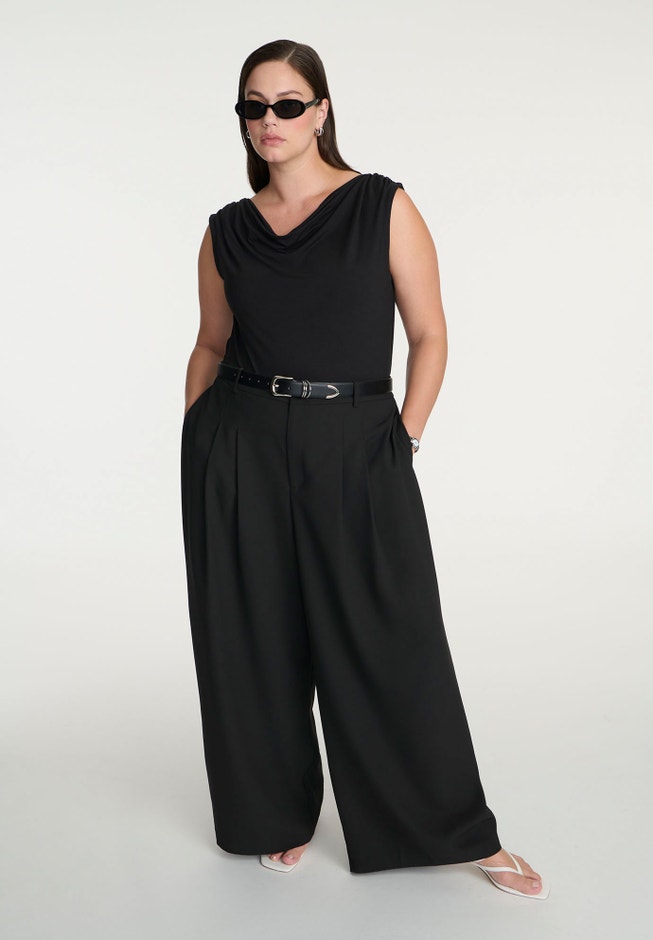 Cowl Neck T Shirt image number null