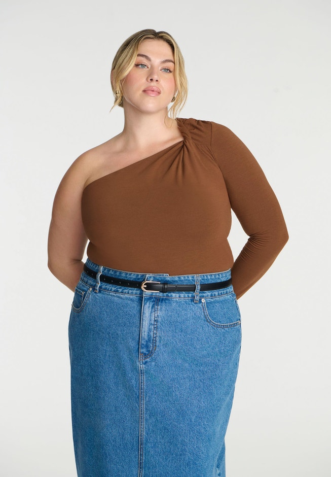 One Shoulder Long Sleeve image number 0