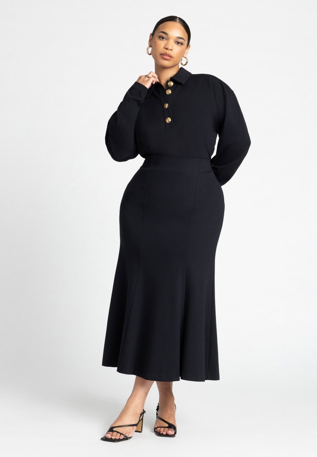 Stretch Maxi Skirt image number 1