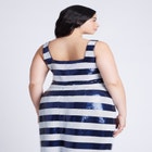 Sequin Striped Crop Top image number null