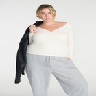 Soft Brushed Henley Long Sleeve image number null