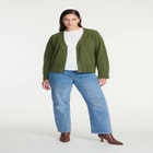 Button Up Cardigan Sweater image number null