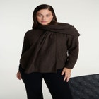Scarf Neck Sweater image number null