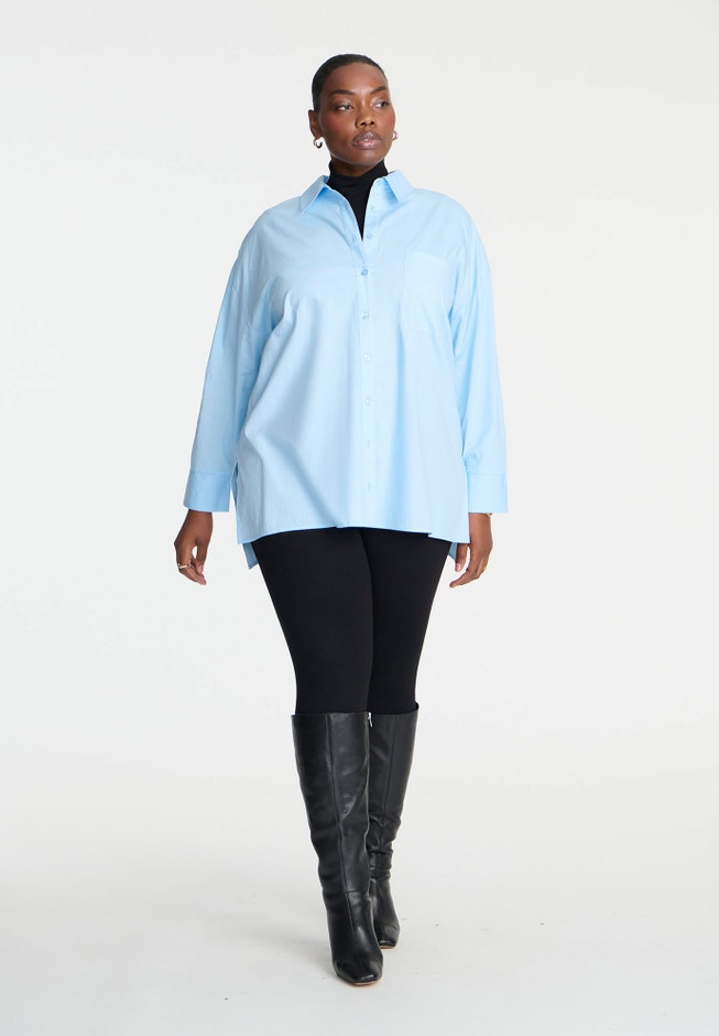 Oversized Button Down Top image number null