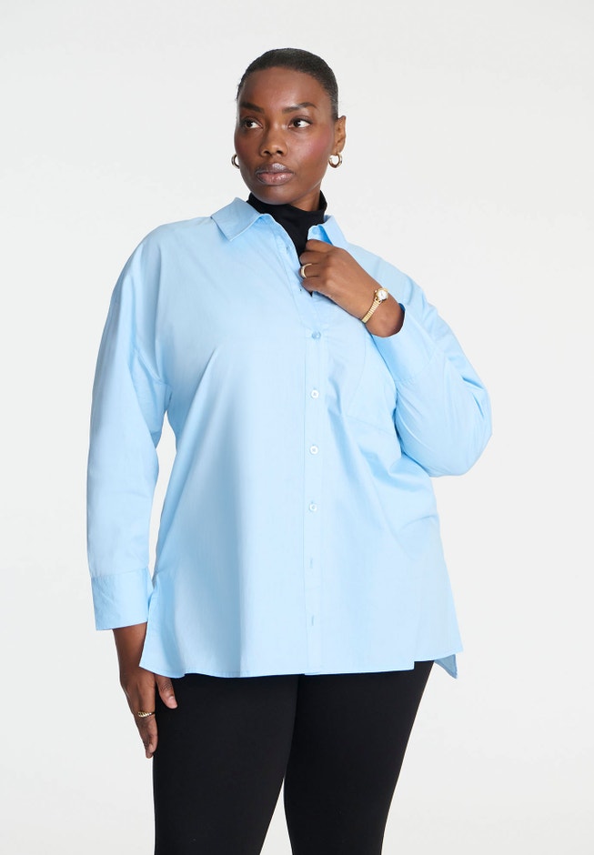 Oversized Button Down Top image number null