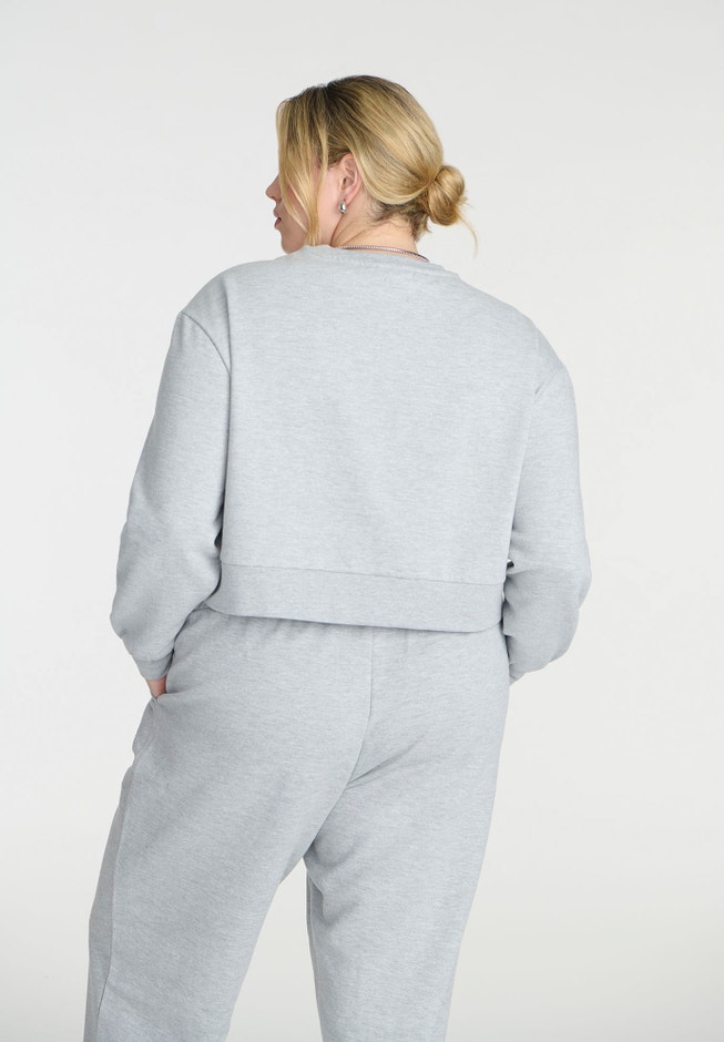 Knit Crew Neck Sweatshirt image number null