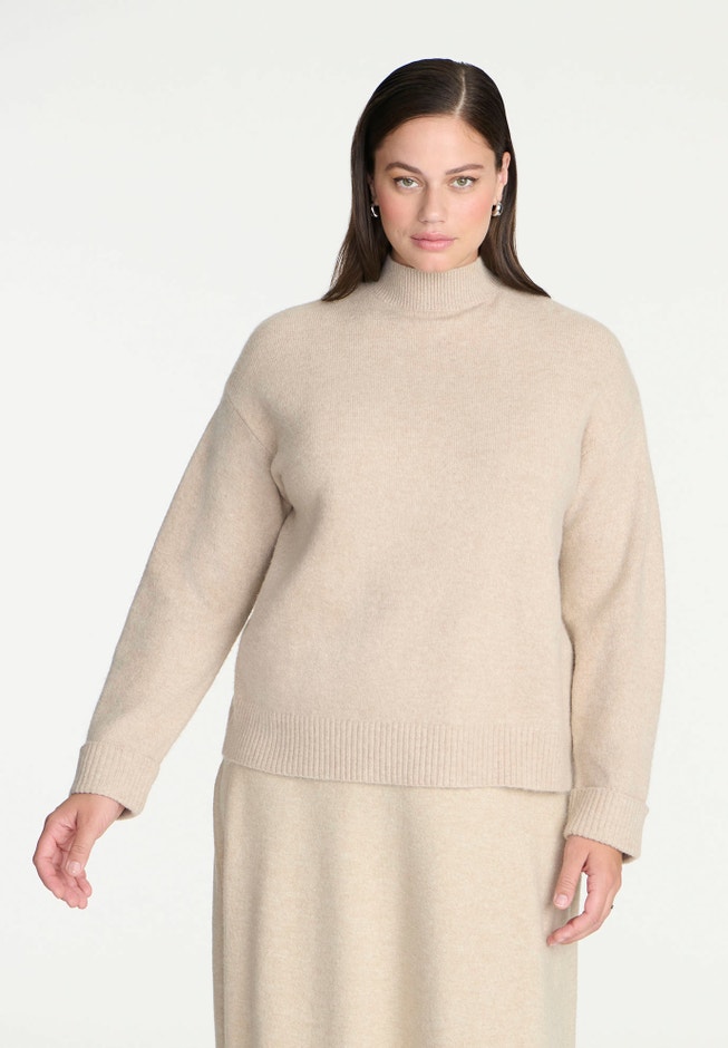 Cuffed Mock Neck Sweater image number 0