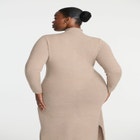 Mock Neck Maxi Sweater Dress image number null
