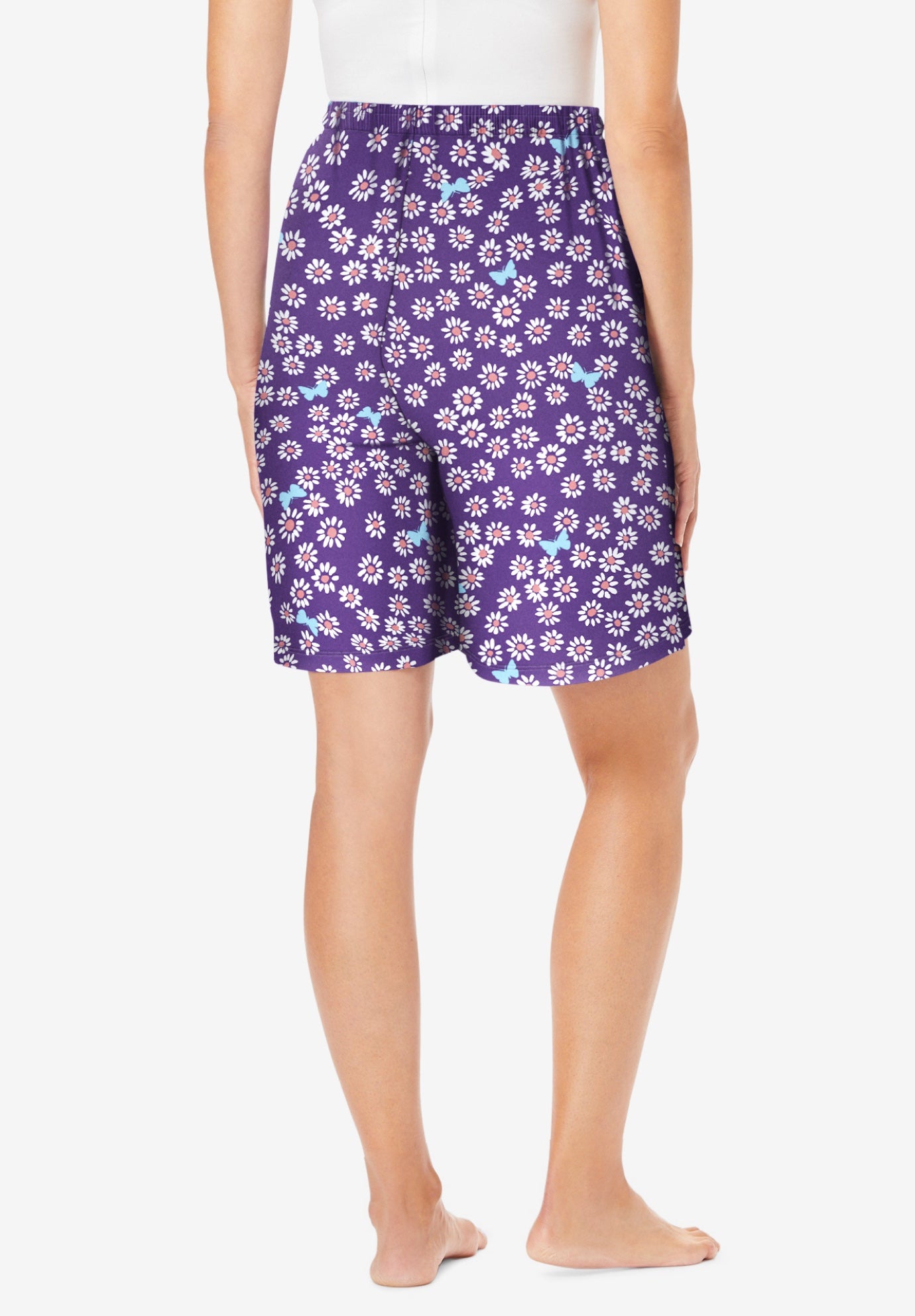 Print Pajama Shorts image number 1