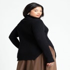 Angled Hem Sweater image number null