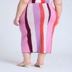 Intarsia Column Skirt image number null