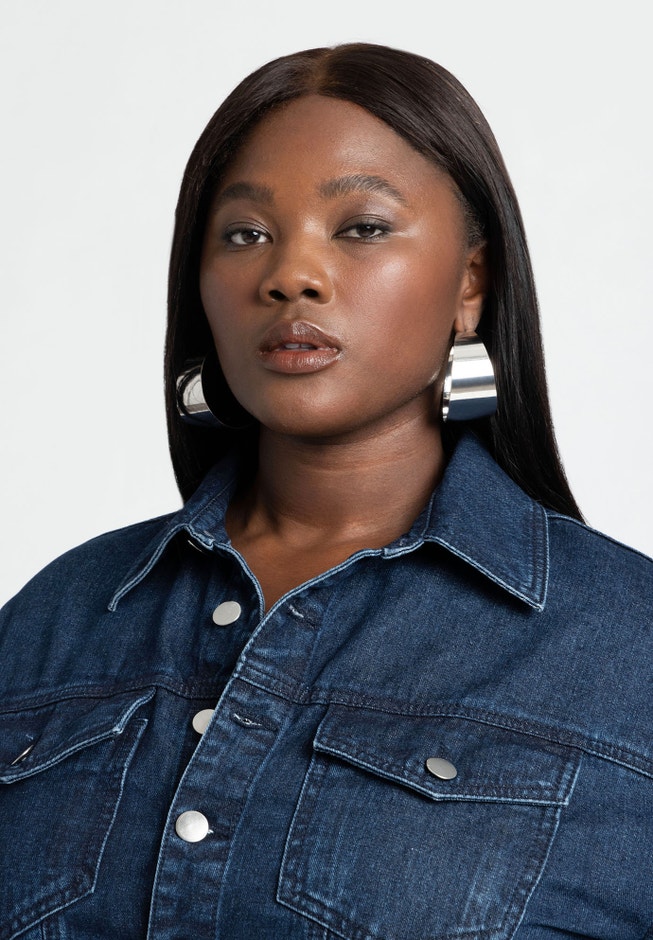Flat Hoop Earring image number null
