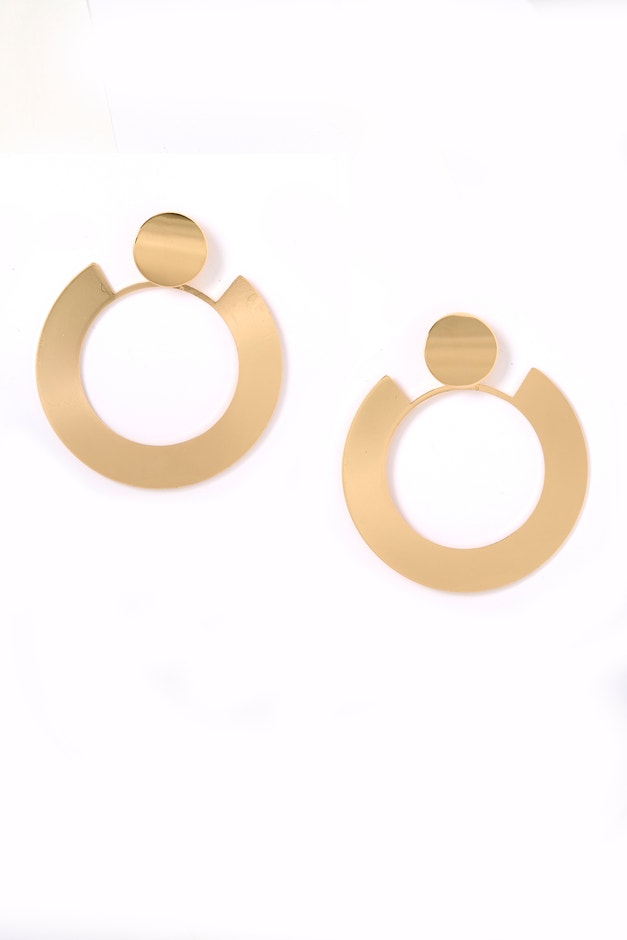Flat Hoop Earring image number 0
