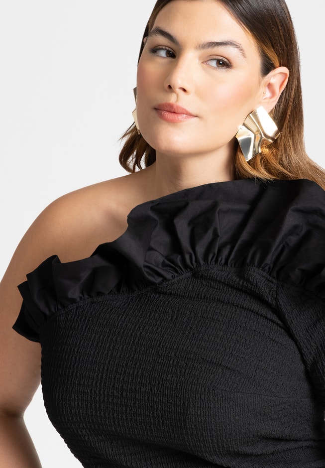 Crinkle Square Stud Earring image number 0