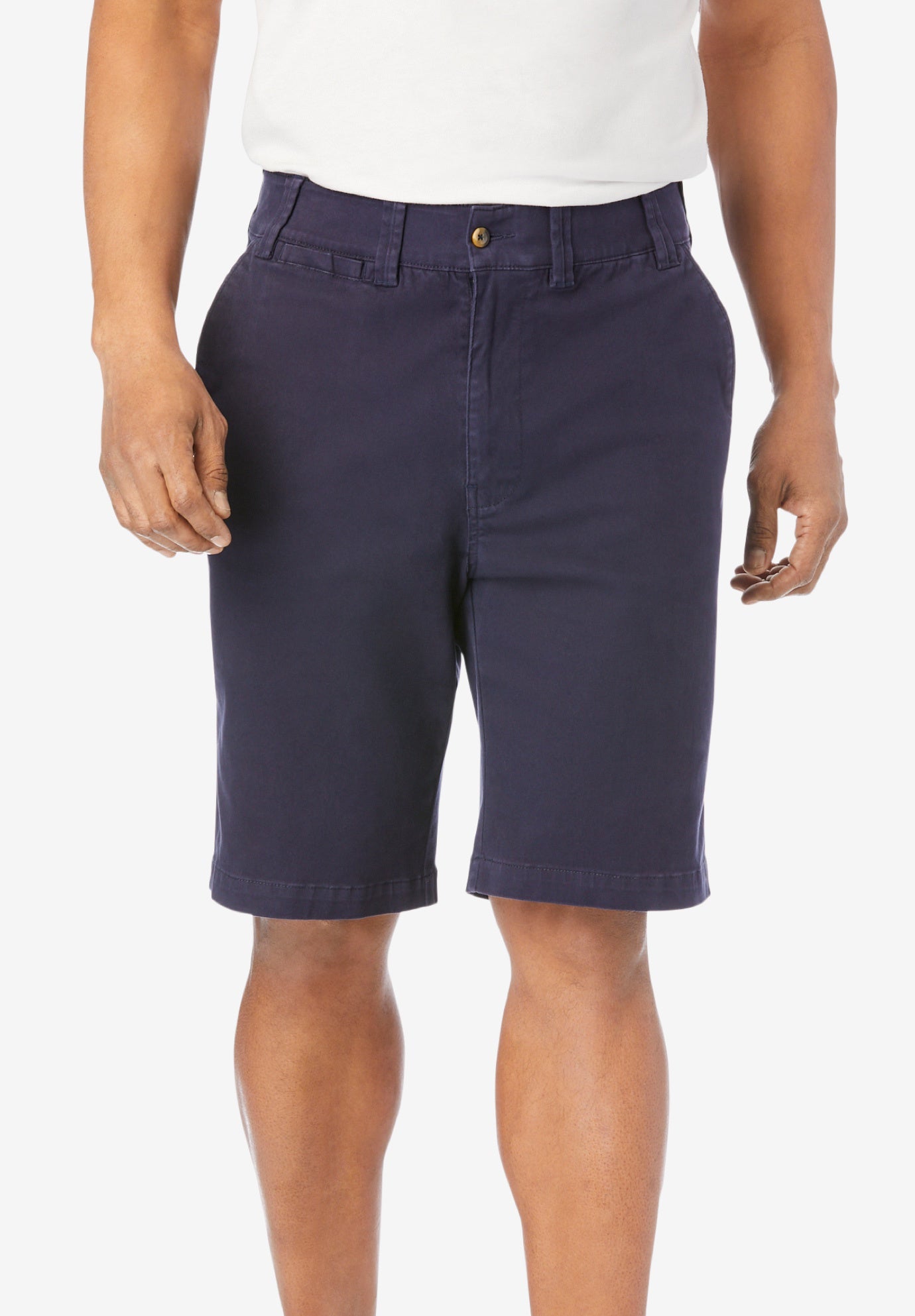 10" Flex Full-Elastic Waist Chino Shorts image number 0