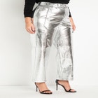 Croc Faux Leather Cargo Pant image number null