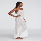 The Long Slip Dress - Botanical Lace image number null
