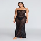 The Long Slip Dress - Botanical Lace image number null