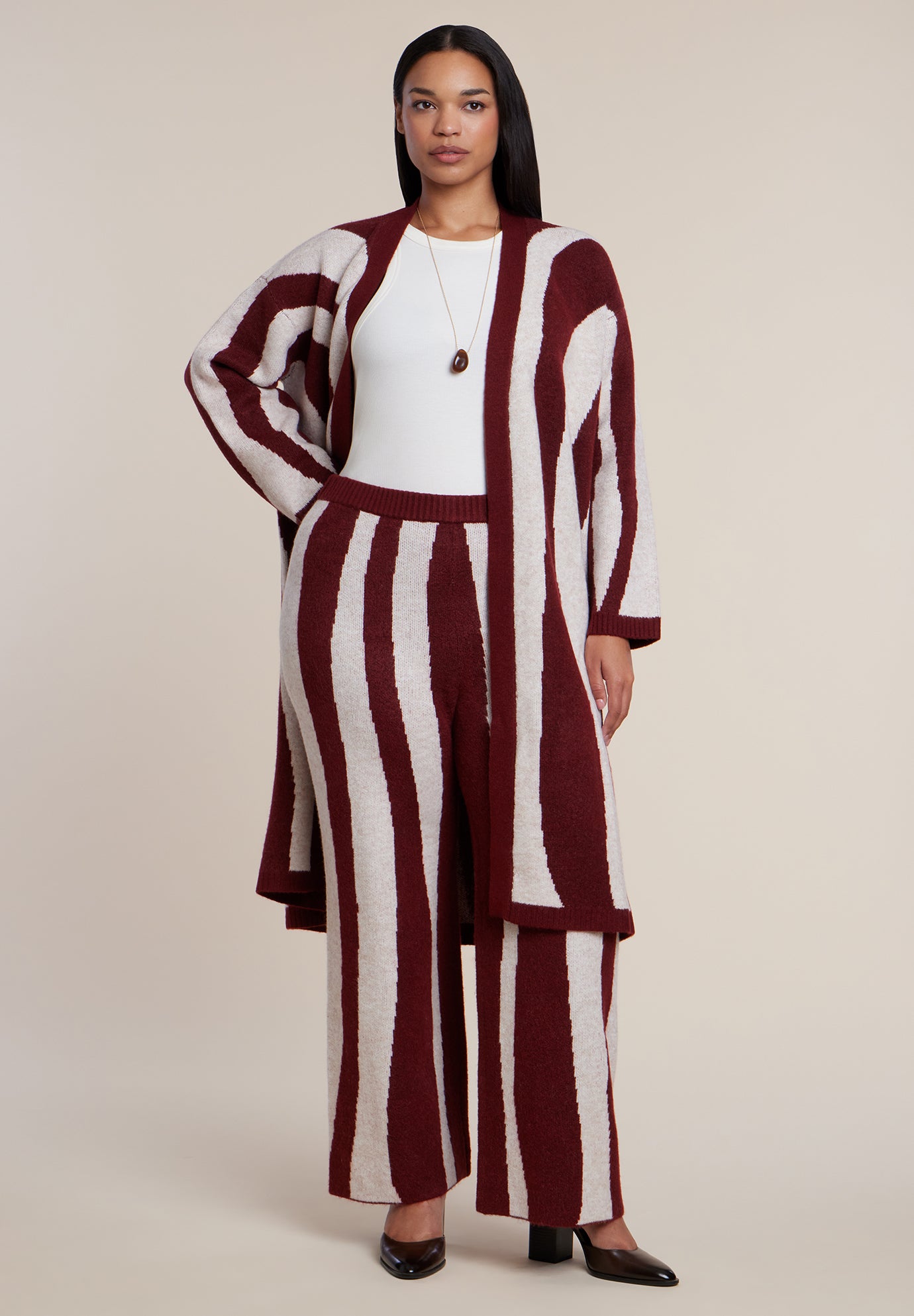 Intarsia Sweater Pant image number 0