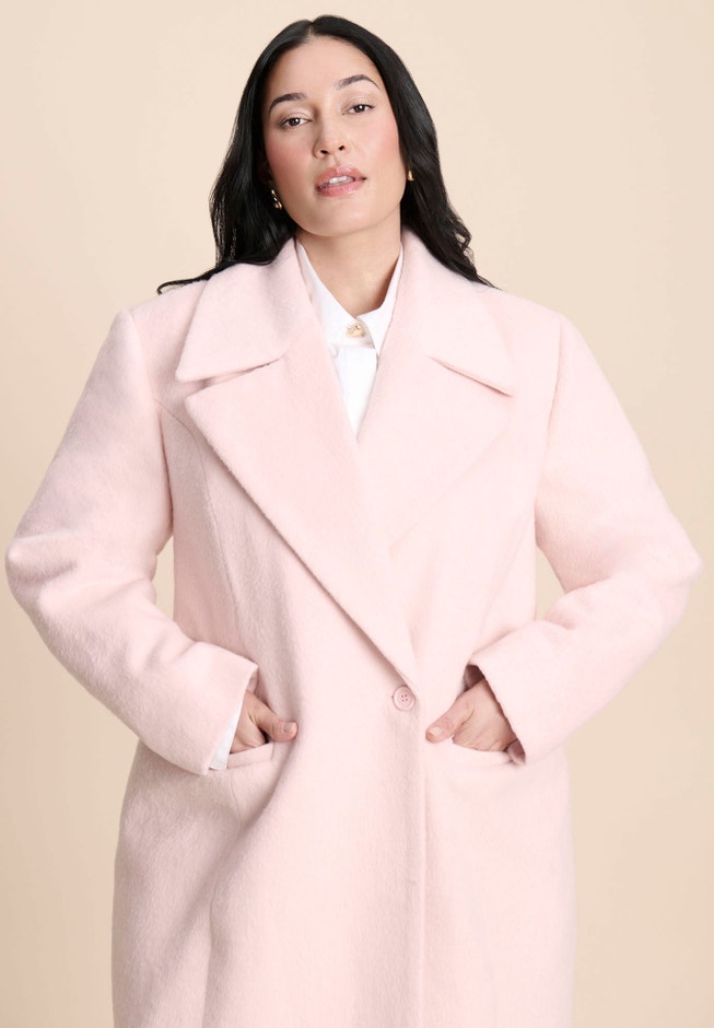 Textured Long Coat image number 1