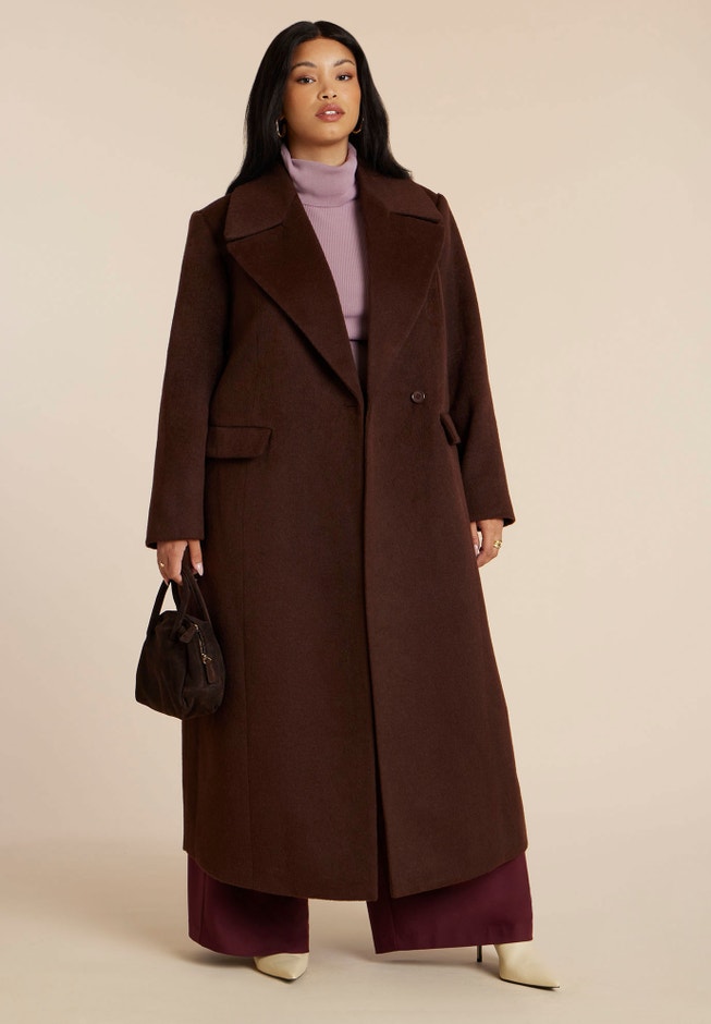 Textured Long Coat image number 0