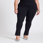 Legging With Zipper Slit Hem image number null