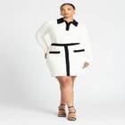 Pull On Sweater Mini Skirt image number null