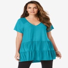 Tiered Slub Ultra Femme Tee image number null