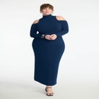 Dress W Shoulder Cutout image number null