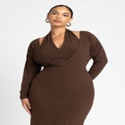 Maxi Dress With Halter Layer image number null