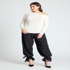 Asymmetrical Neck Drape Top image number null