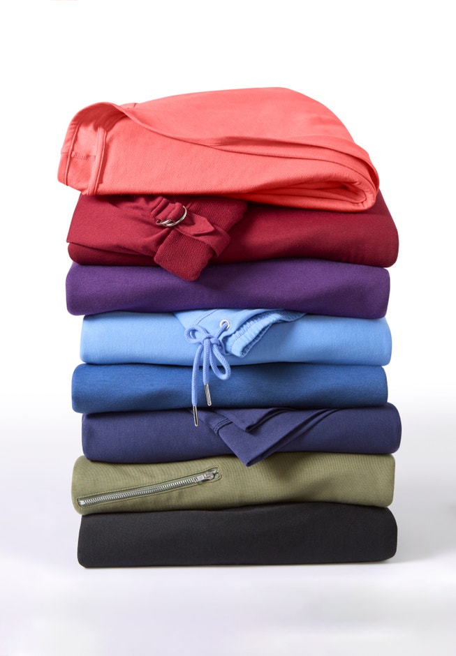 Cloud Knit French Terry Drape Front Cardigan image number 3