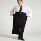 Poplin Shirt With Tie image number null