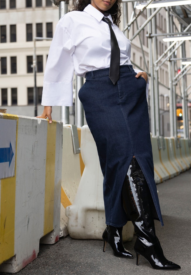 Poplin Shirt With Tie image number null