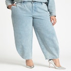 Slouchy Distressed Jean image number null
