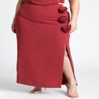 Rosette Maxi Skirt image number null