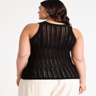 Crochet Knitted Tank image number null