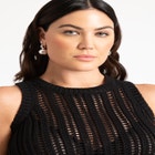 Crochet Knitted Tank image number null