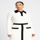 Henley Collared Sweater image number null