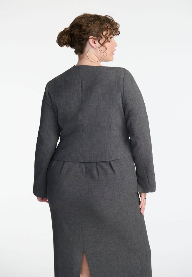Asym Shoulder Blazer image number 1